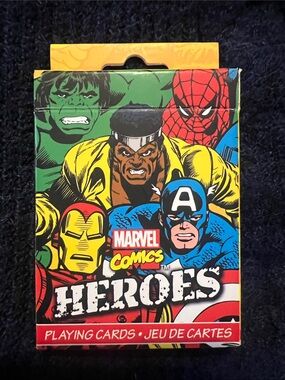 MARVEL HEROES playing cards - NEW